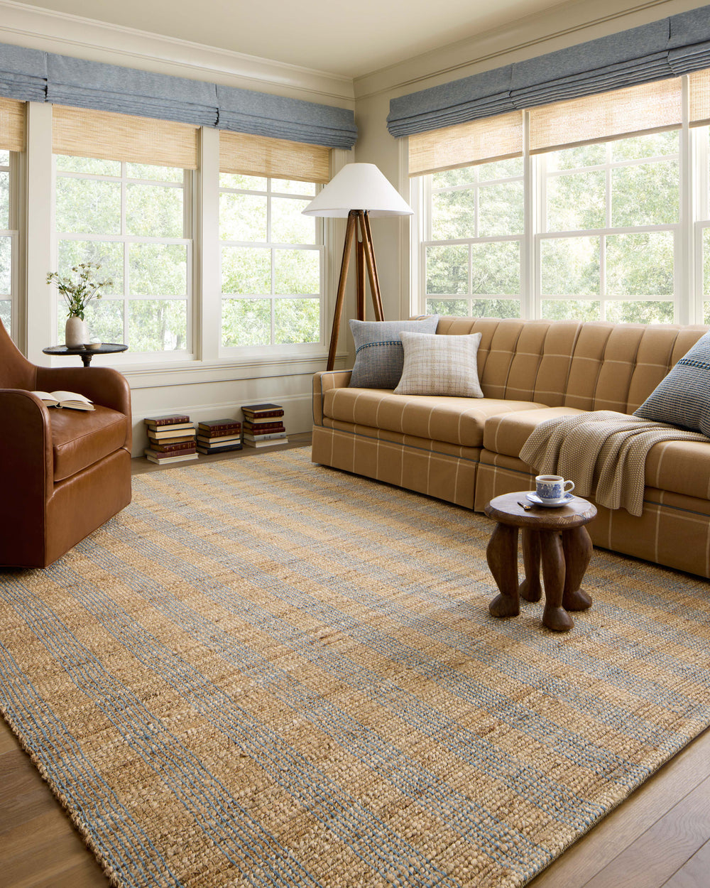 Jud-04 LOLOI Judy Natural / Sky Rug