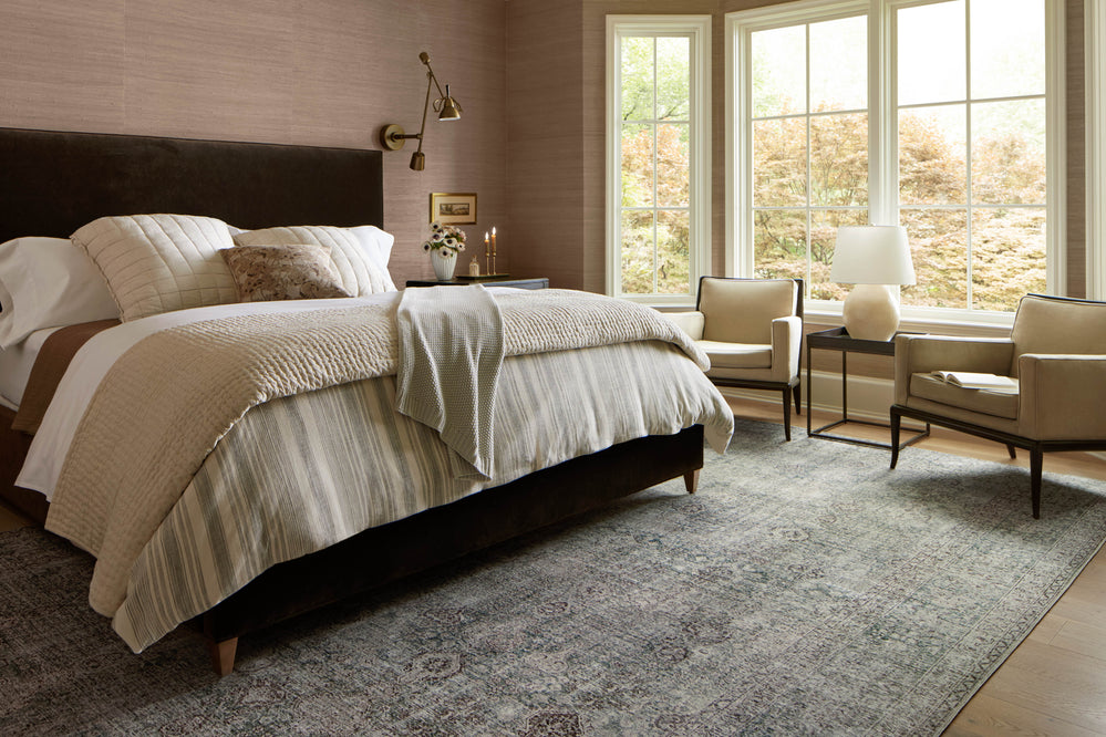 Juil-08 Loloi Jules Emerald / Antique Ivory Rug