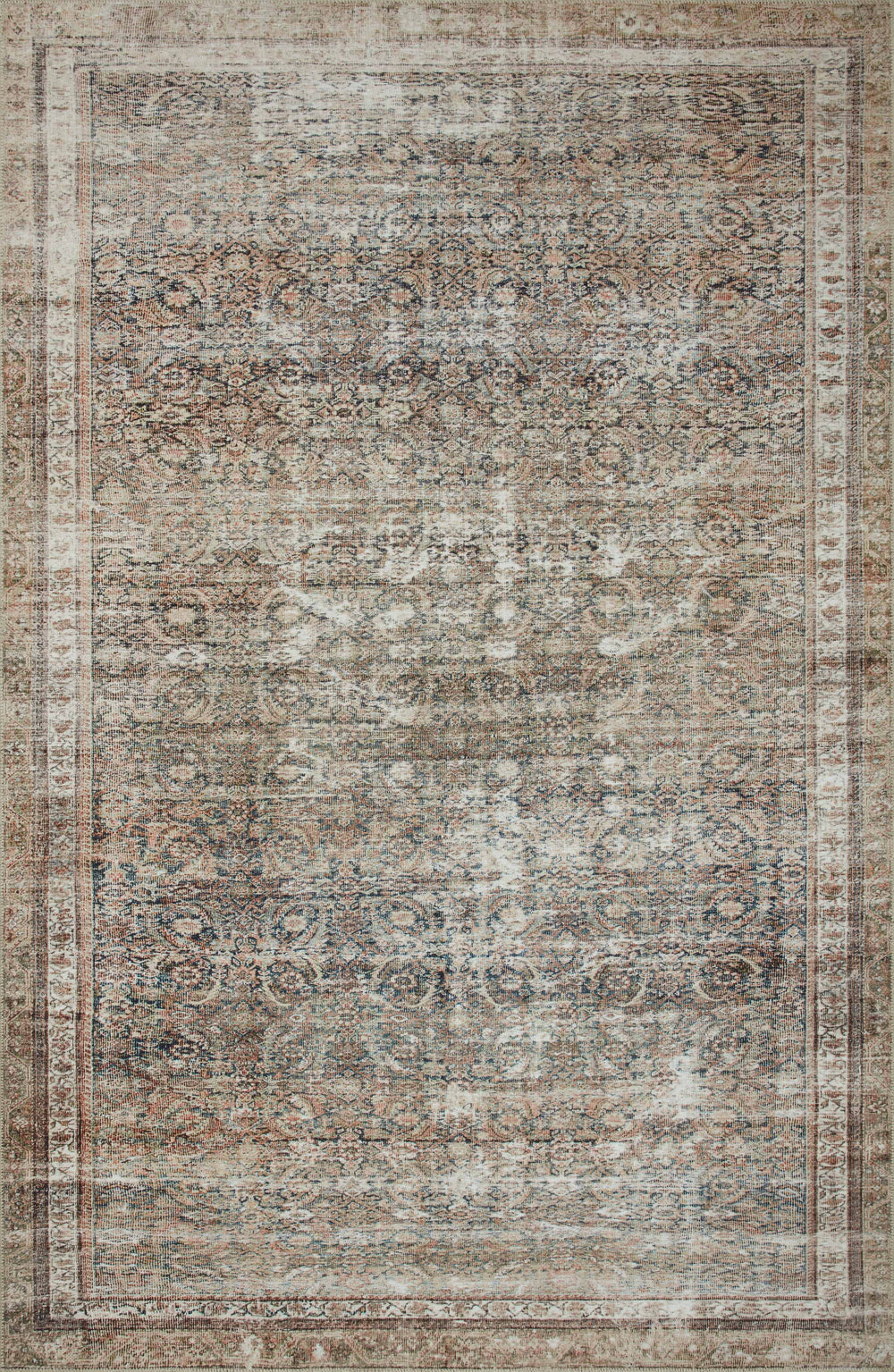 Juil-09 Loloi Jules Ink / Terracotta Rug