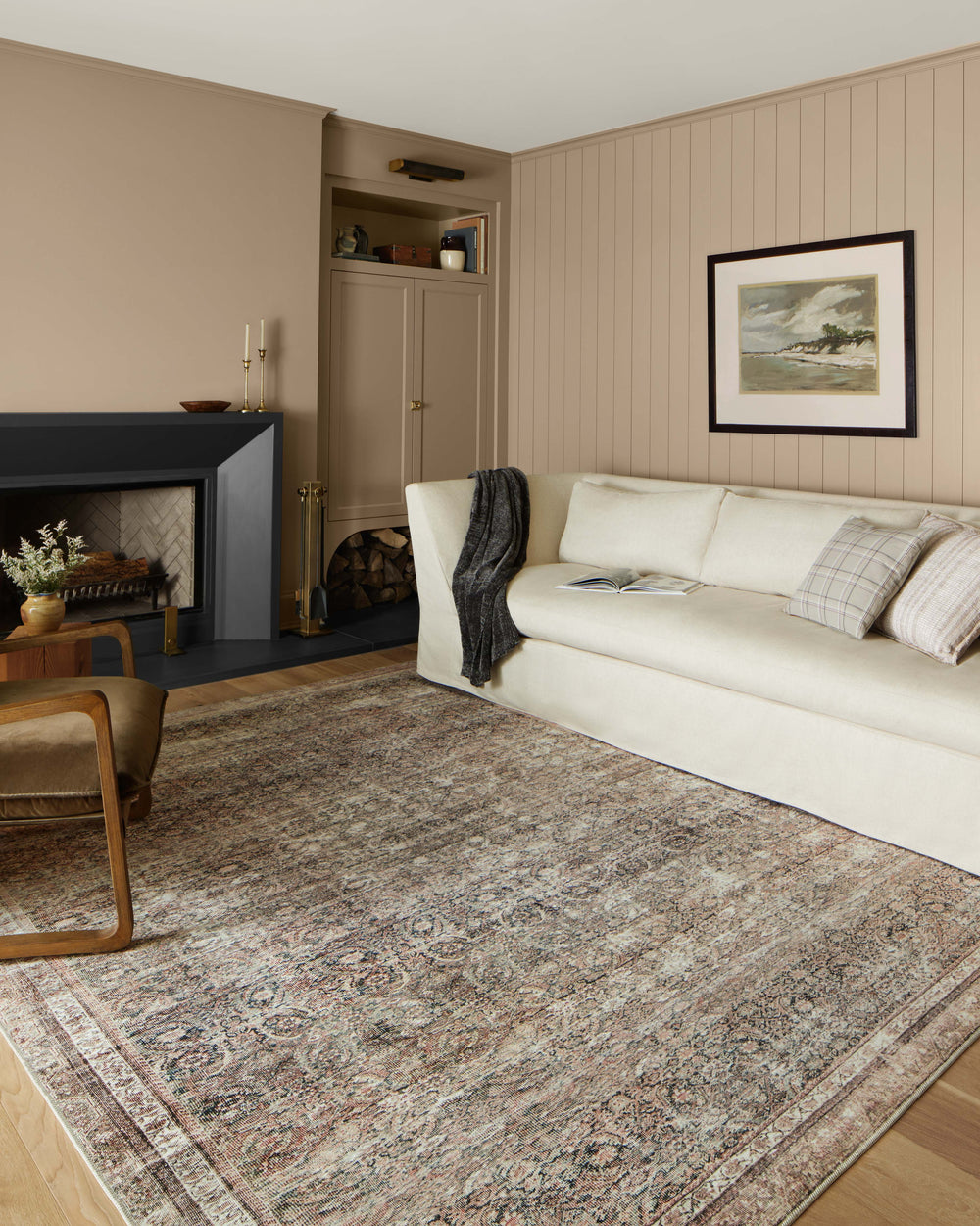 Juil-09 Loloi Jules Ink / Terracotta Rug