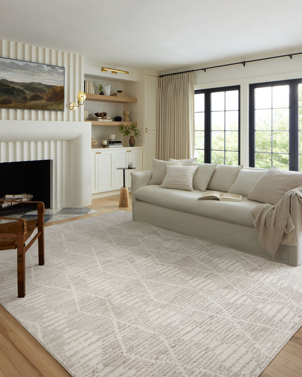 Kamala Ivory / Silver Rug (KAM-02)