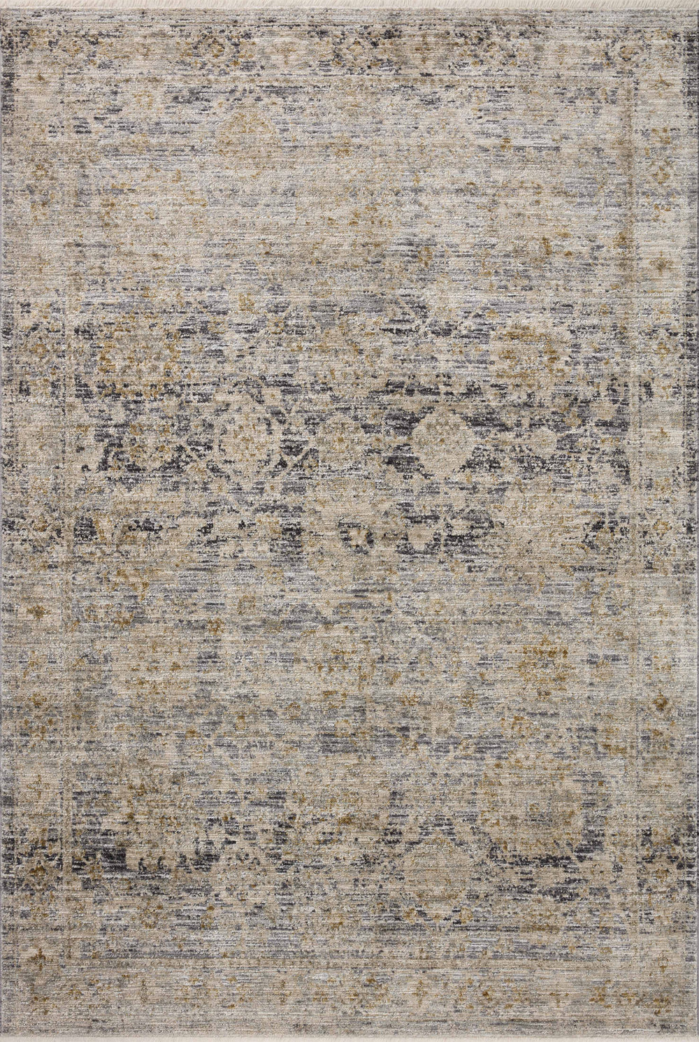 Katherine Charcoal / Gold Rug (KES-02)