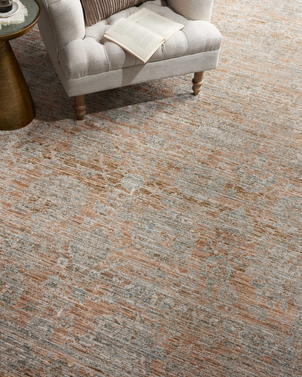 KES-02 Loloi Katherine Terracotta / Smoke Rug