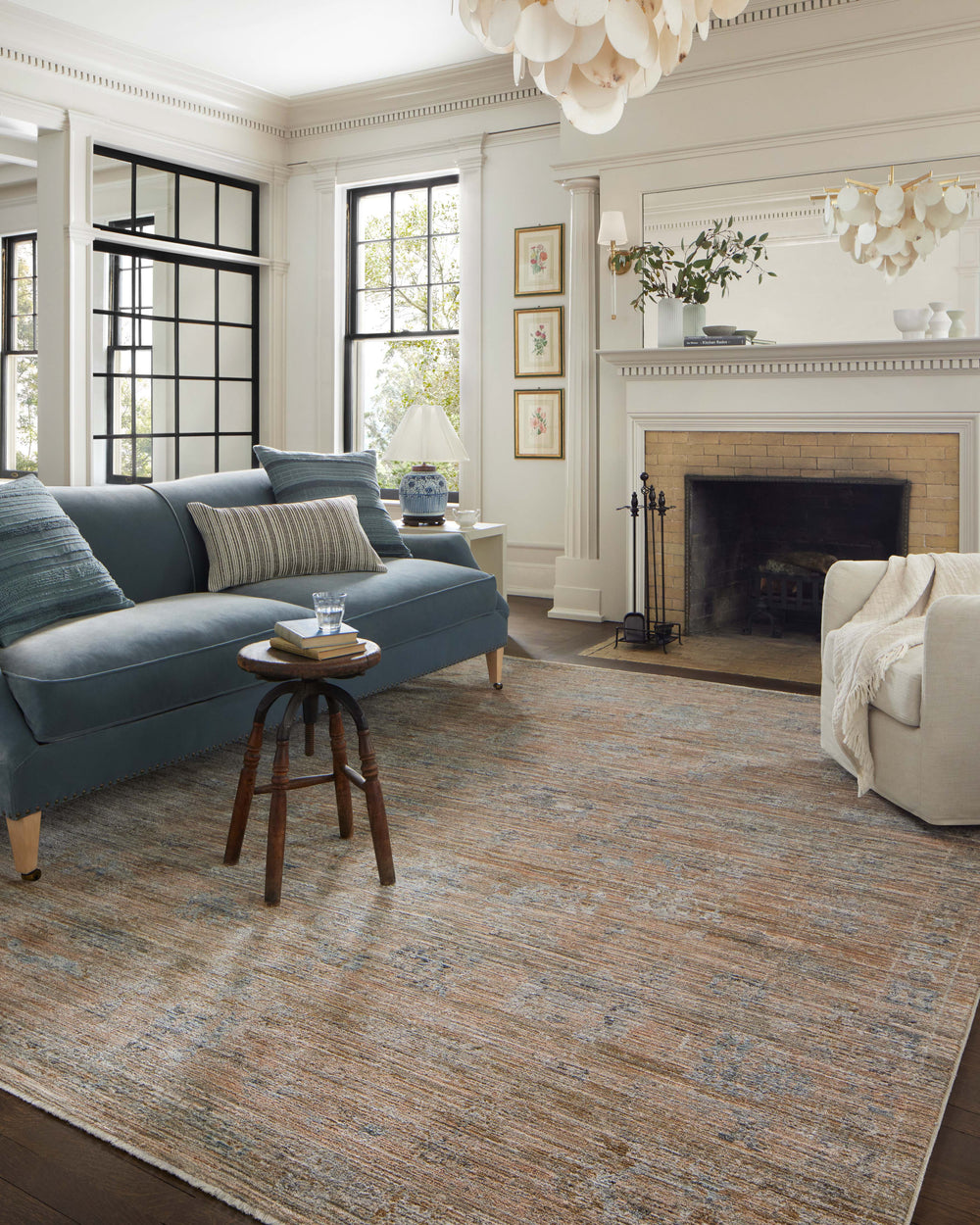 Katherine Copper / Steel Rug (KES-04)