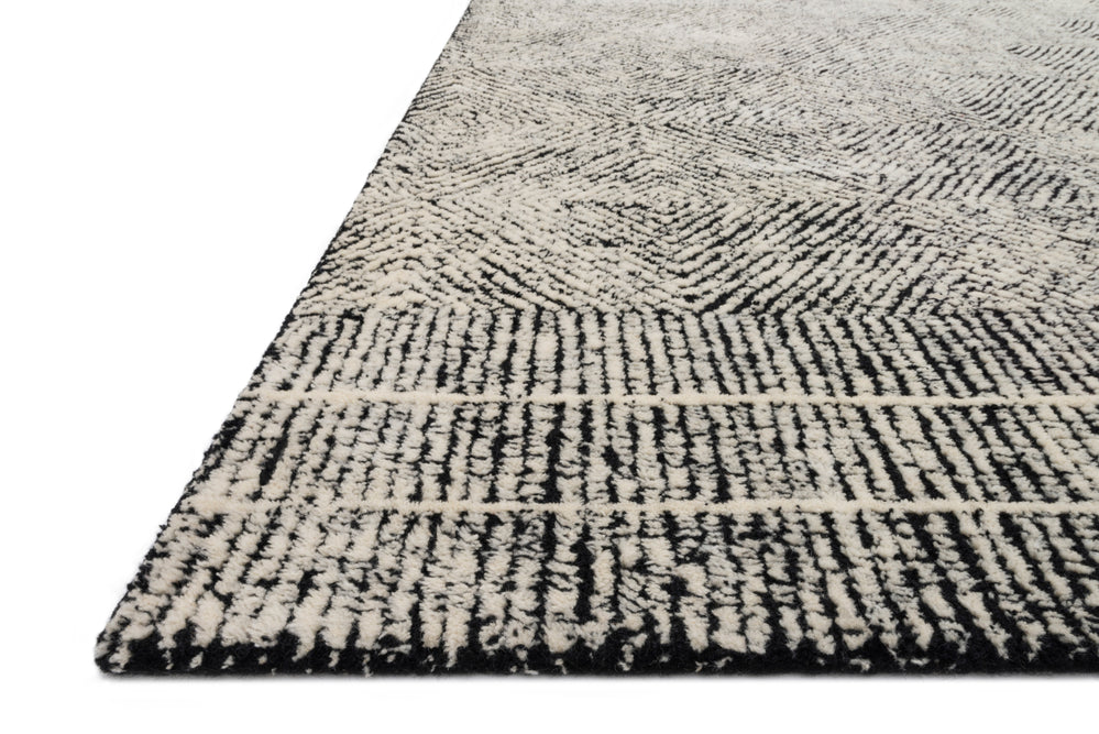 Kopa Black / Ivory Rug (KO-01)