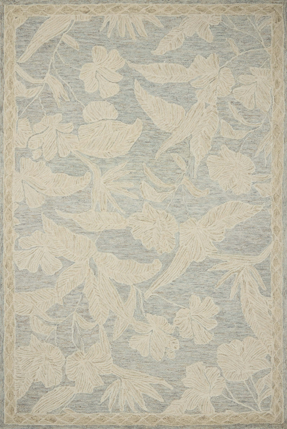 Tapis Lénore bleu/naturel (LNO-01)
