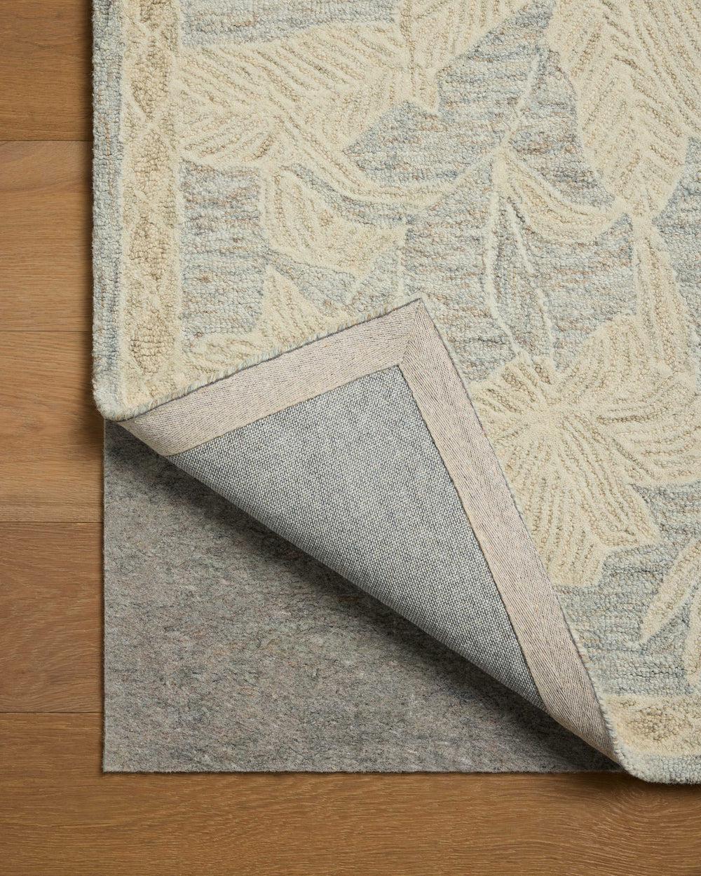 Tapis Lénore bleu/naturel (LNO-01)