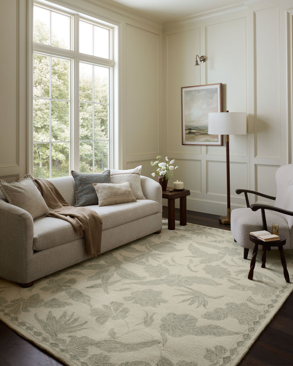 Tapis Lenore Ivory / Sky (LNO-01)