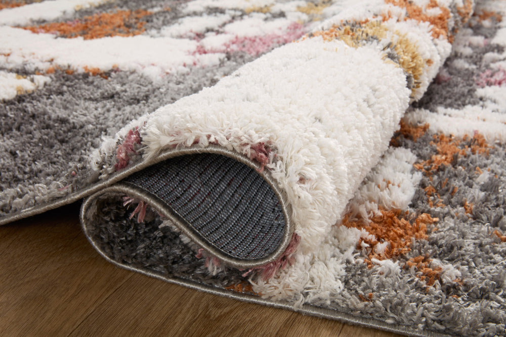 Levitt Shag Grey / Multi Rug (LEV-04)