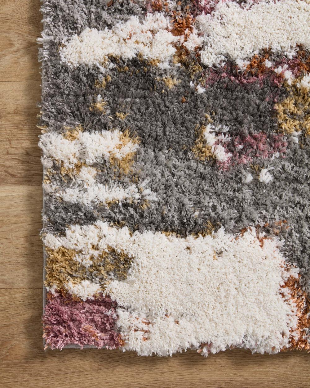 Levitt Shag Grey / Multi Rug (LEV-04)