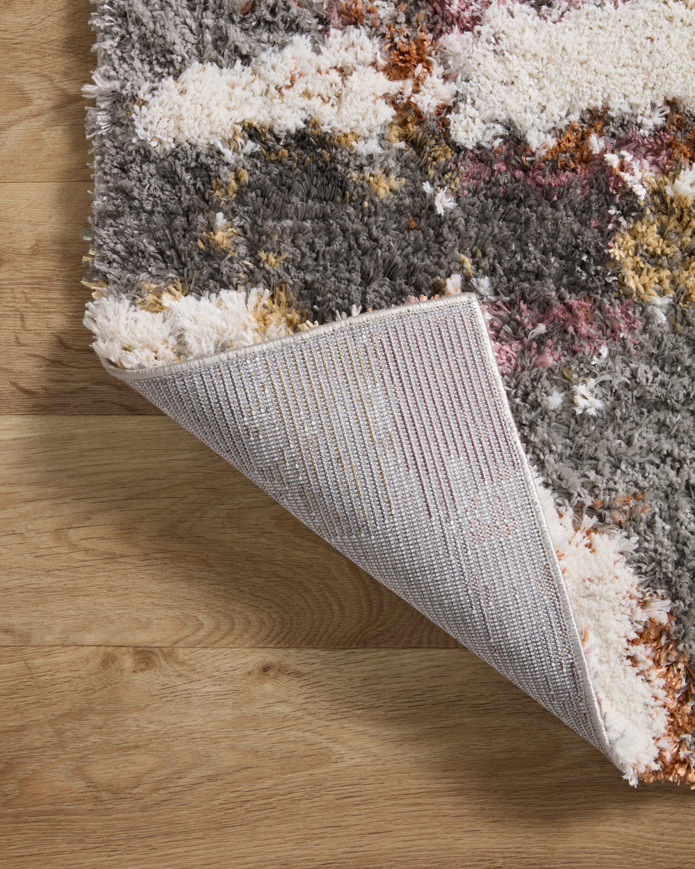 Levitt Shag Grey / Multi Rug (LEV-04)