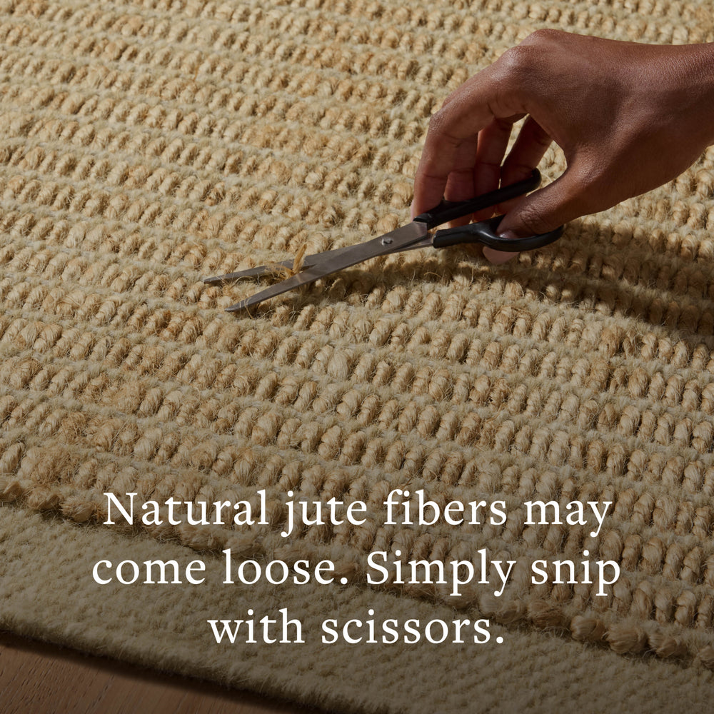 Tapis Lilah Naturel / Olive (LIH-01)