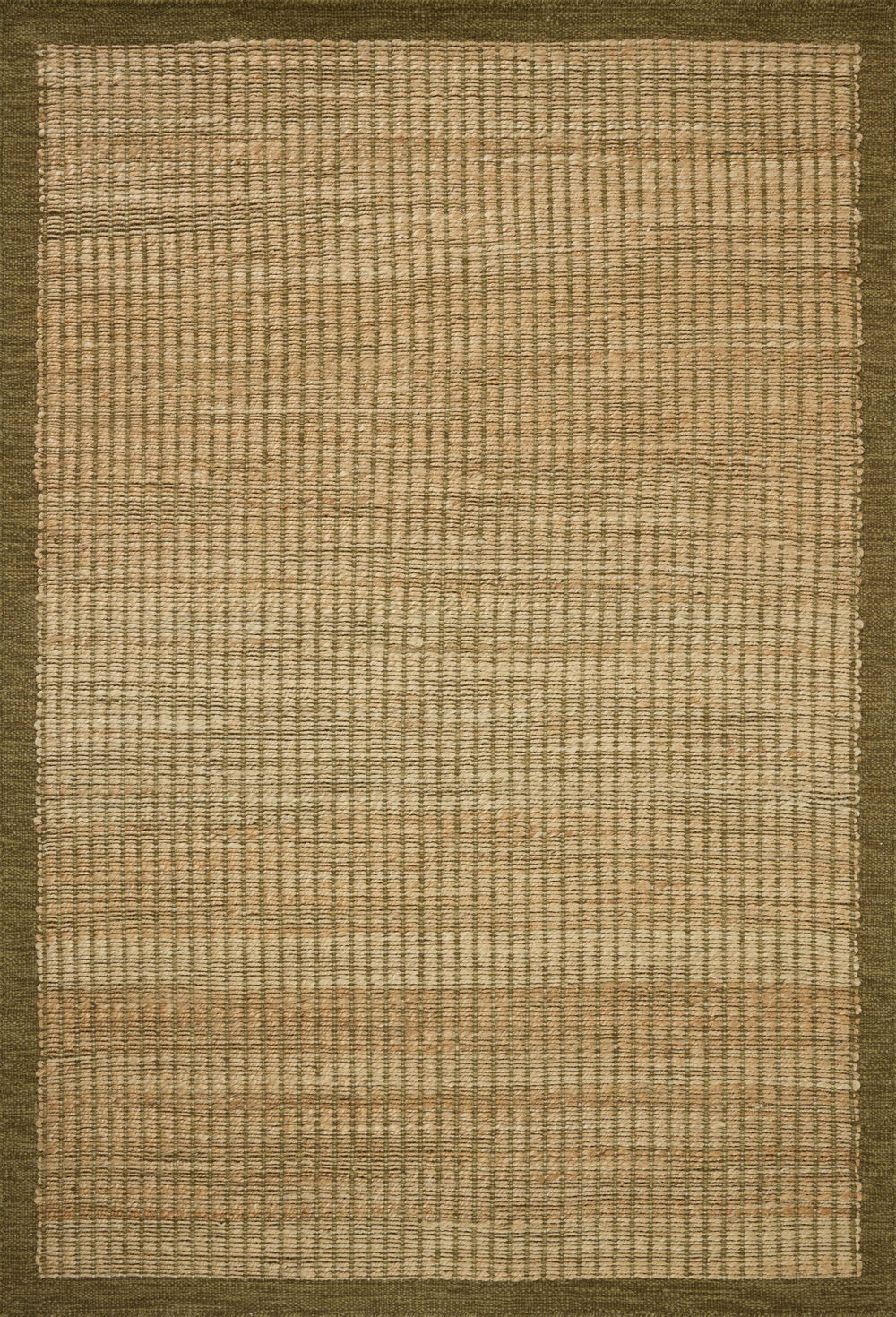 Tapis Lilah Naturel / Olive (LIH-01)