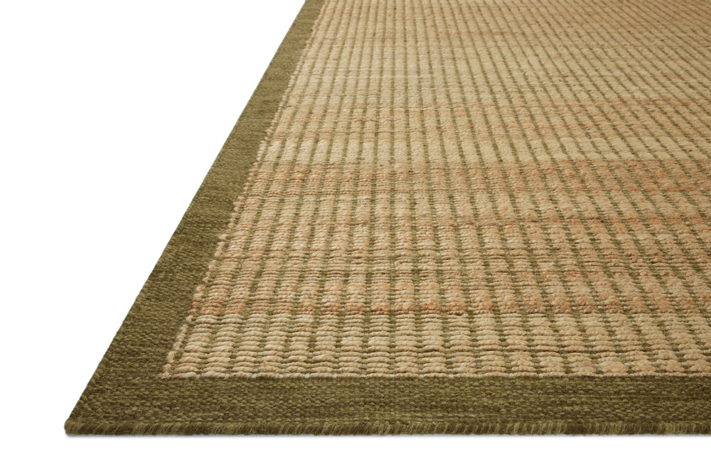 Tapis Lilah Naturel / Olive (LIH-01)
