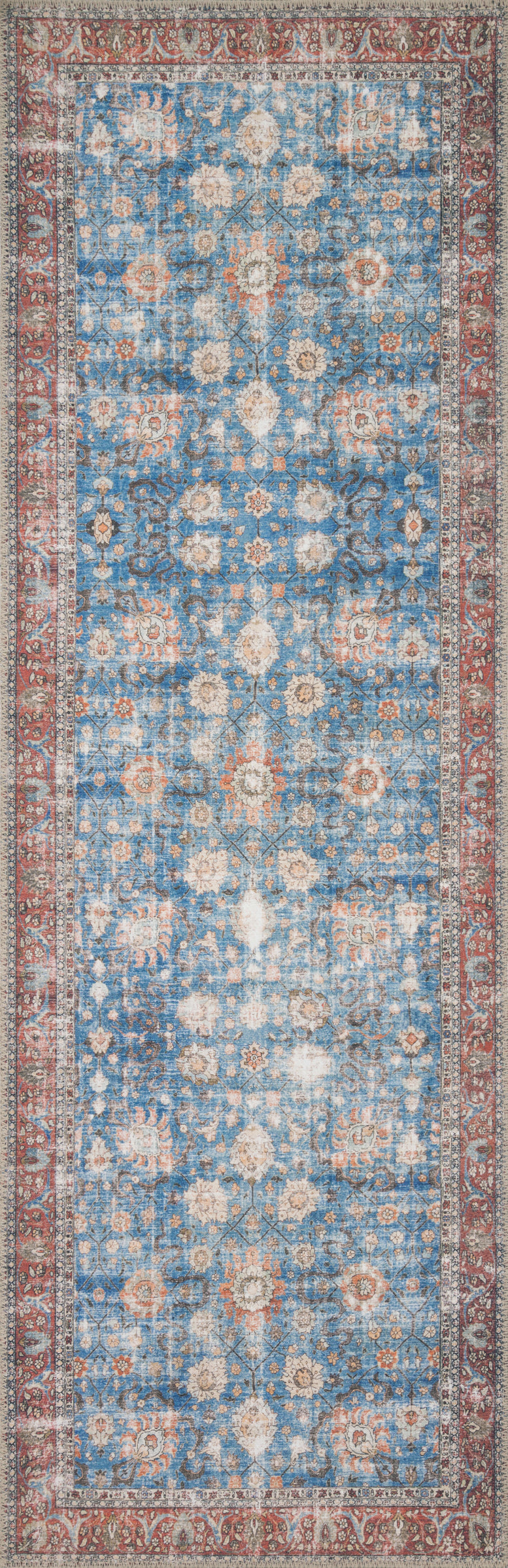 Loren Blue / Brick Rug (LQ-01)