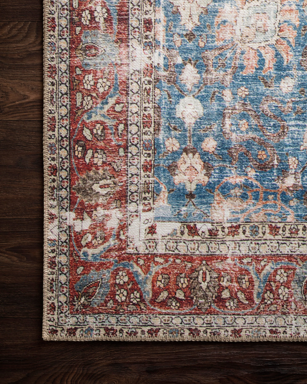 Loren Blue / Brick Rug (LQ-01)