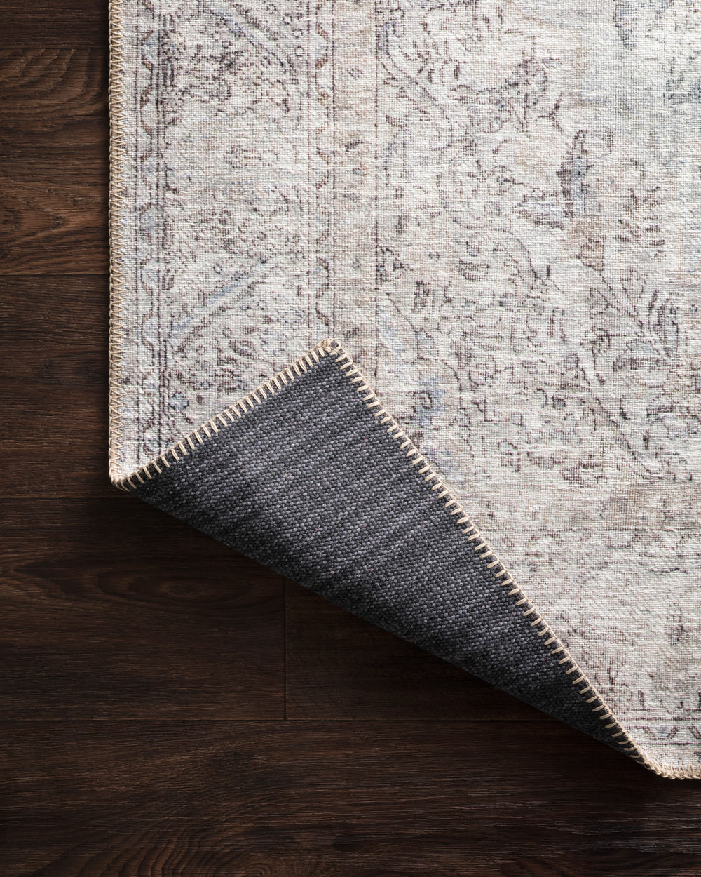 Loren Silver / Slate Rug (LQ-04)