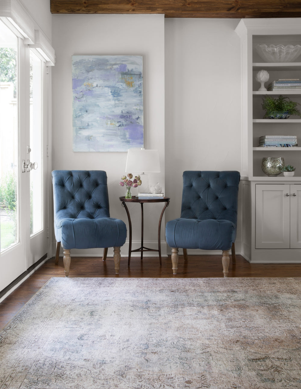 Loren Silver / Slate Rug (LQ-04)