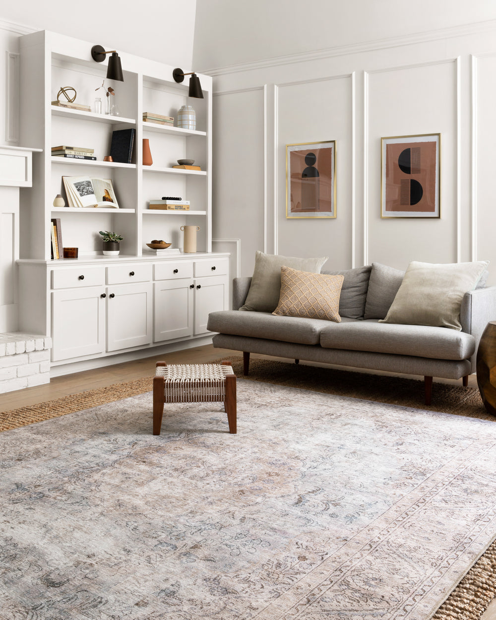 Loren Silver / Slate Rug (LQ-04)