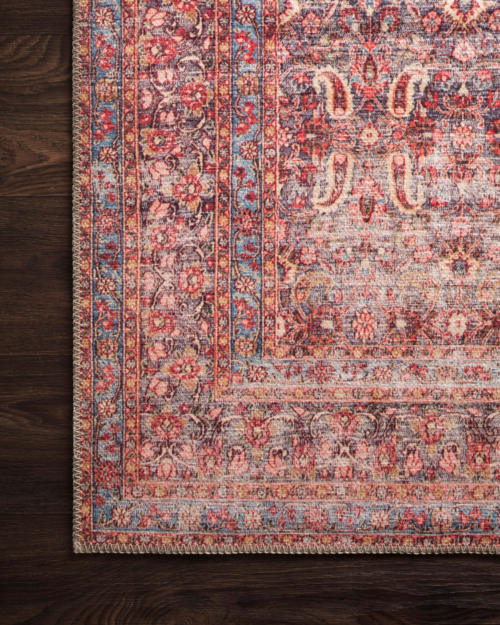 Loren Eggplant / Crimson Rug (LQ-05)