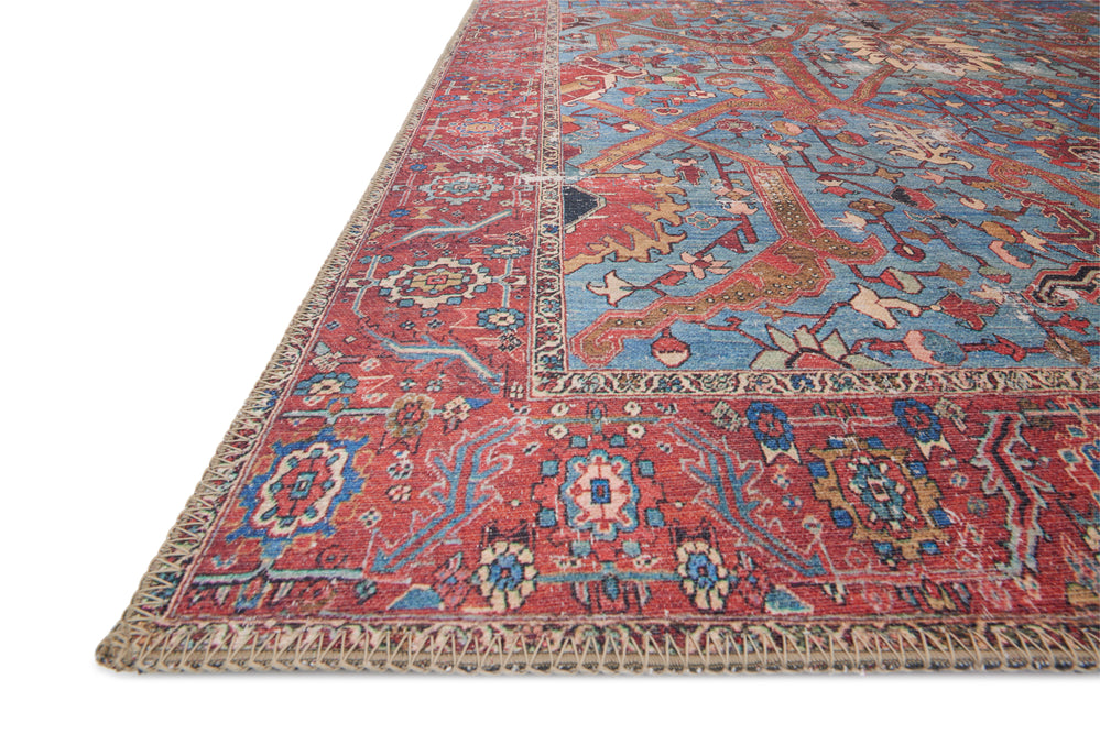 Loren Blue / Red Rug (LQ-10)