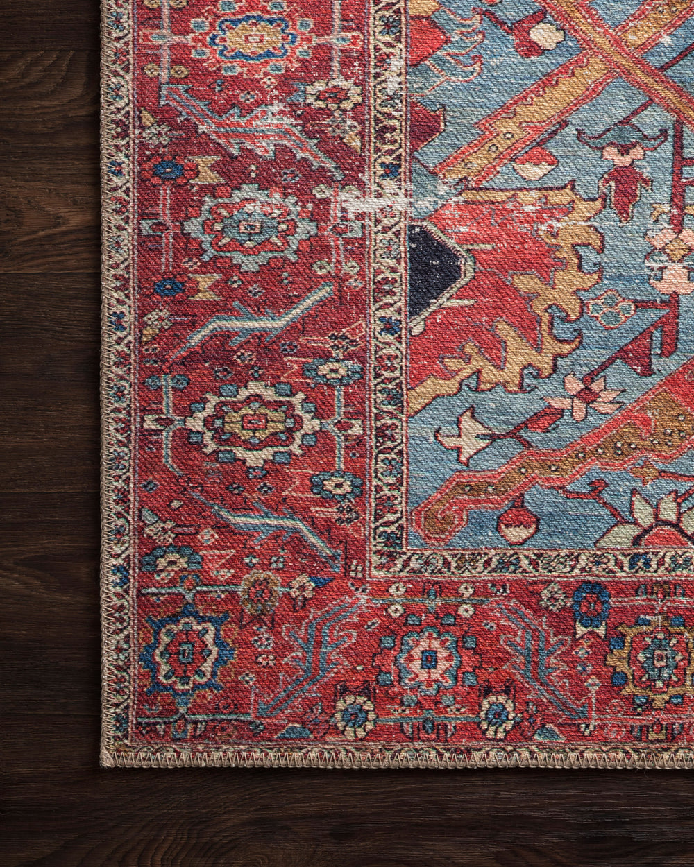 Loren Blue / Red Rug (LQ-10)