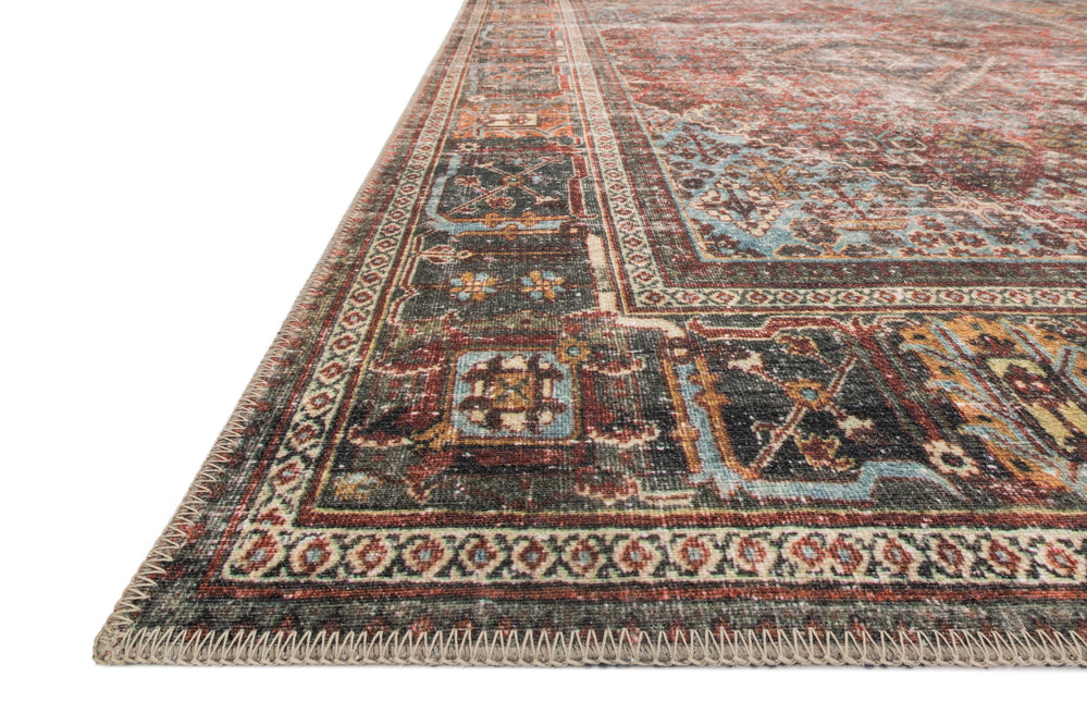 LQ-13 Loloi Loren Brick / Midnight Rug