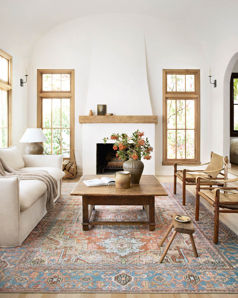 Loren Terracotta / Sky Rug (LQ-15)