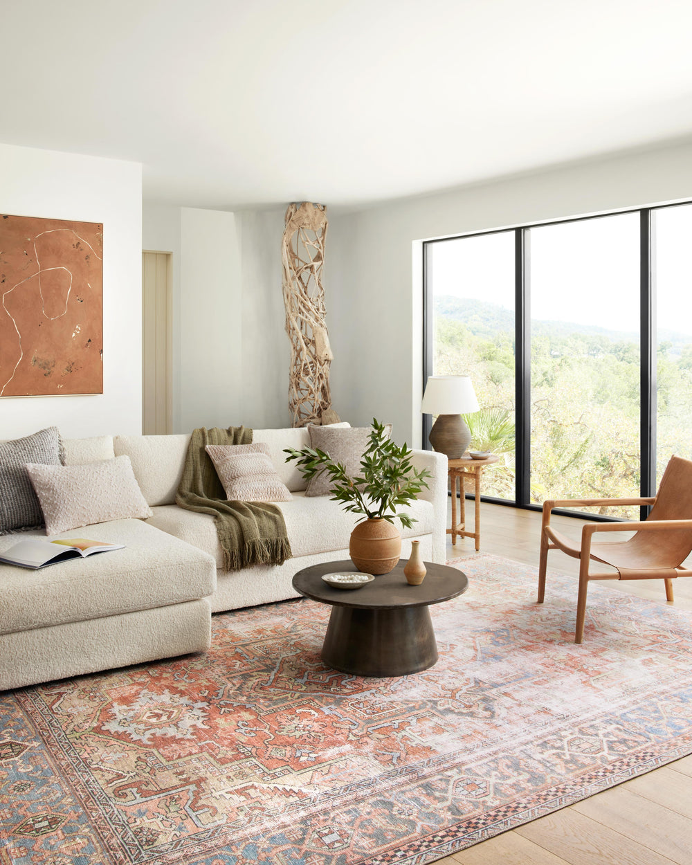 Loren Terracotta / Sky Rug (LQ-15)