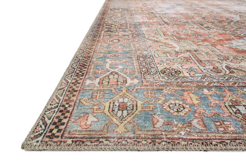 LQ-15 Loloi Loren Terracotta / Sky Rug