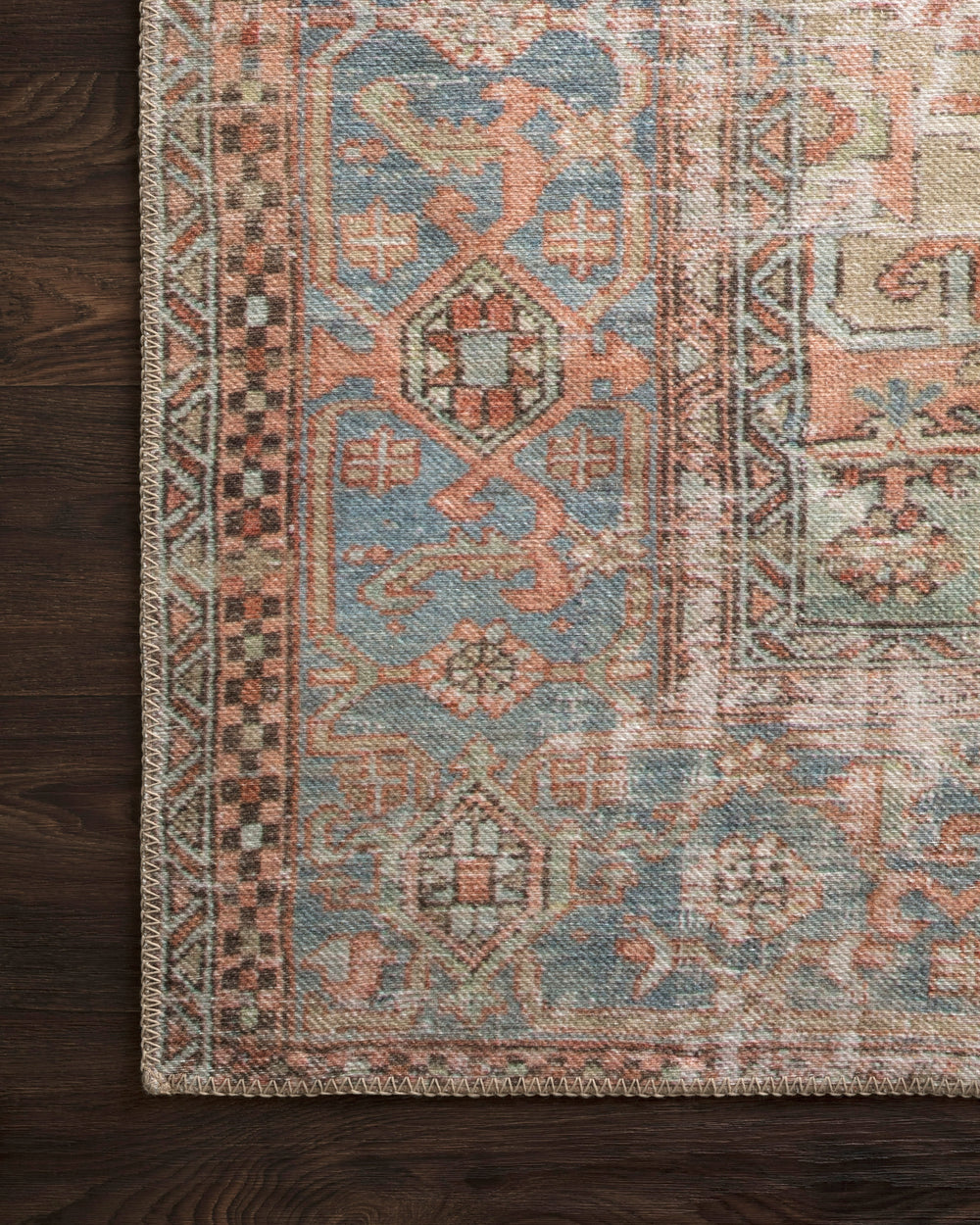 Loren Terracotta / Sky Rug (LQ-15)
