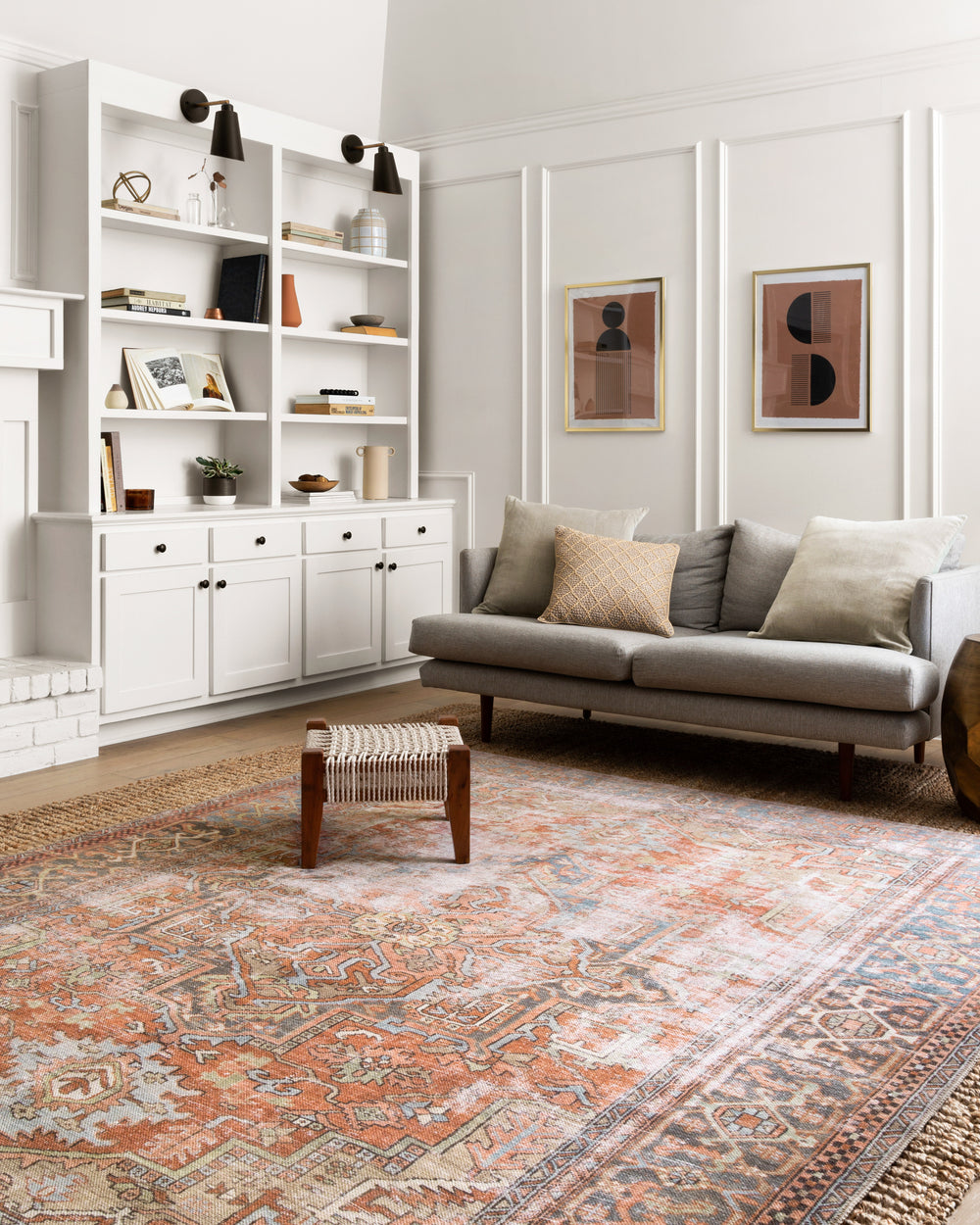 Loren Terracotta / Sky Rug (LQ-15)