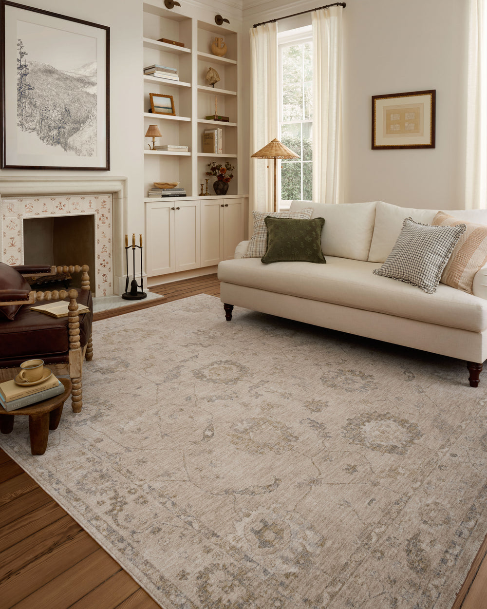 Louisa Oatmeal / Slate Rug (LOI-02)