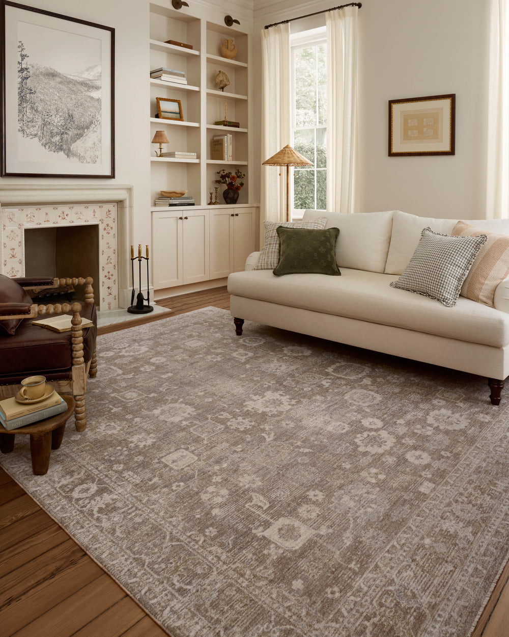Louisa Taupe / Ivory Rug (LOI-03)