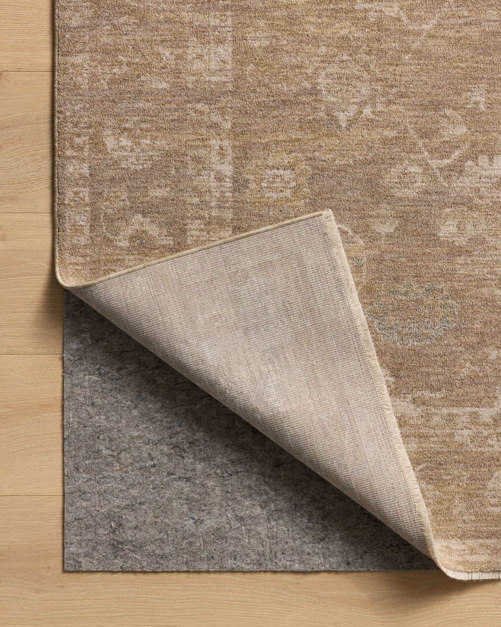 Louisa Taupe / Gold Rug (LOI-04)