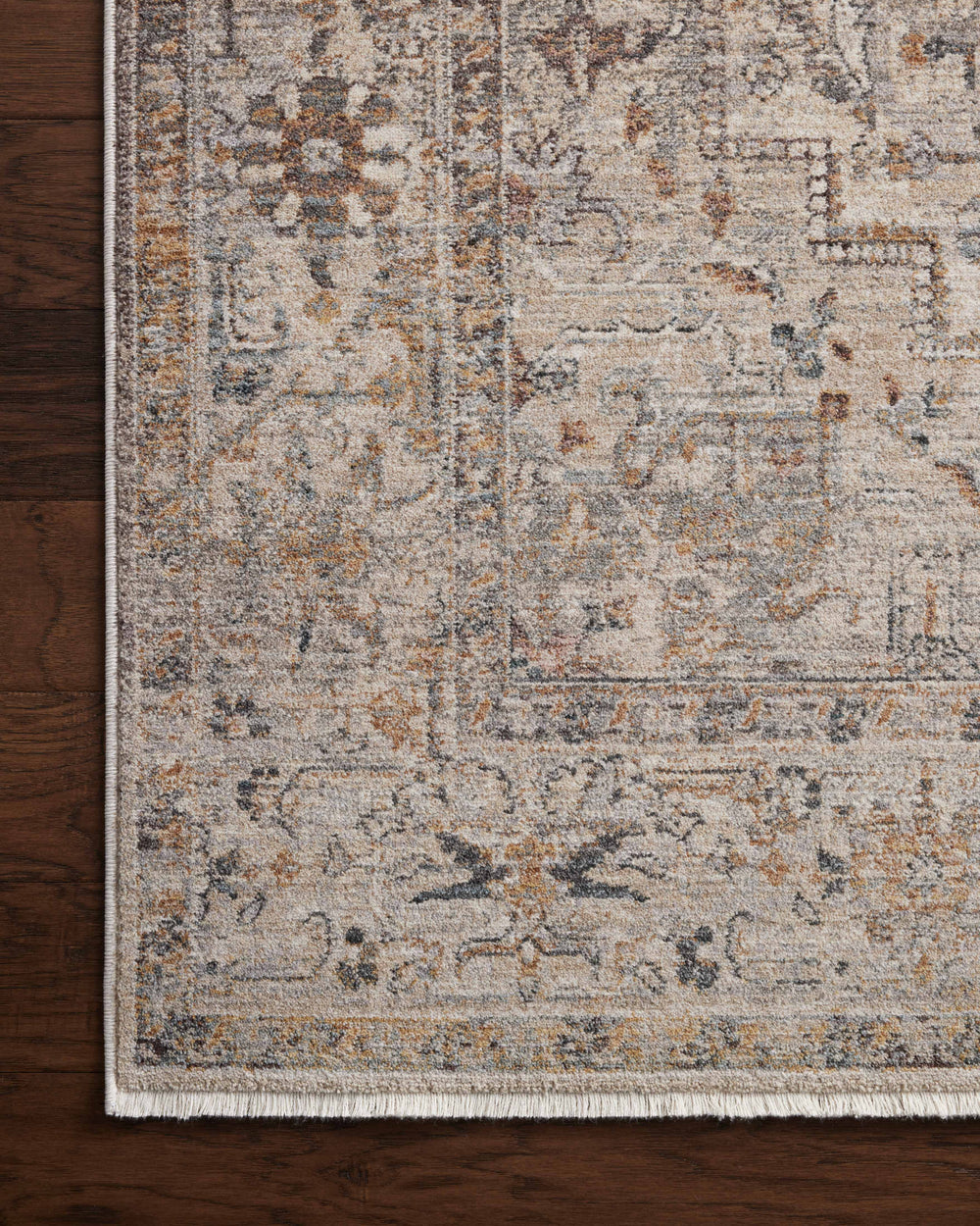 Ly-06 Loloi Lyra Tapis naturel / or
