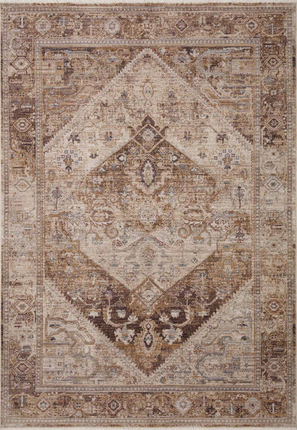 Lyra Natural / Mocha Rug (LYR-07)