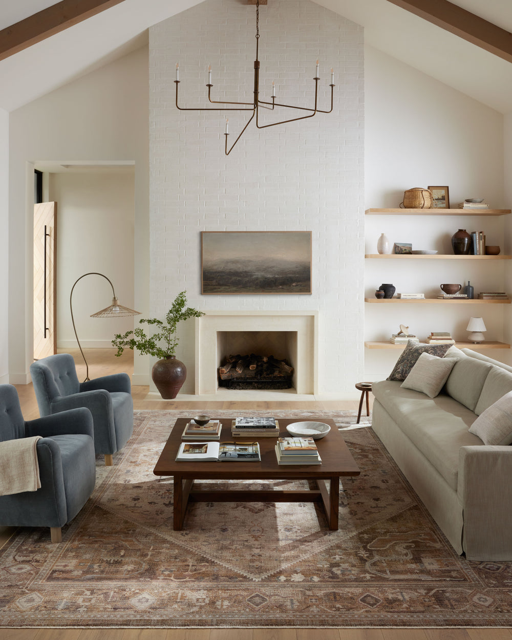 Lyra Natural / Mocha Rug (LYR-07)