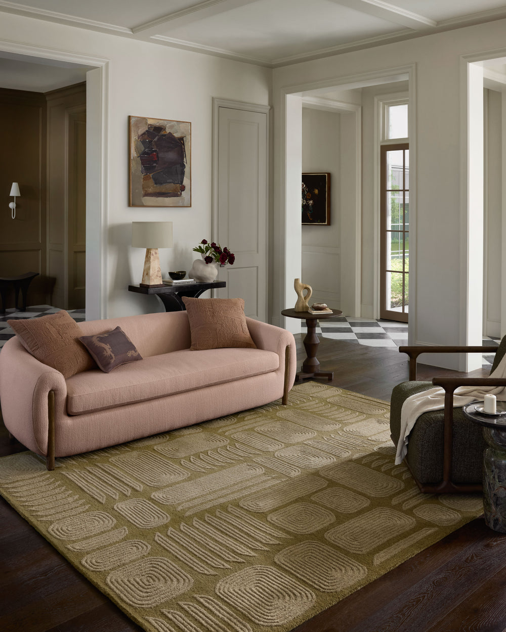 Madi Light Olive / Oatmeal Rug (MDX-03)