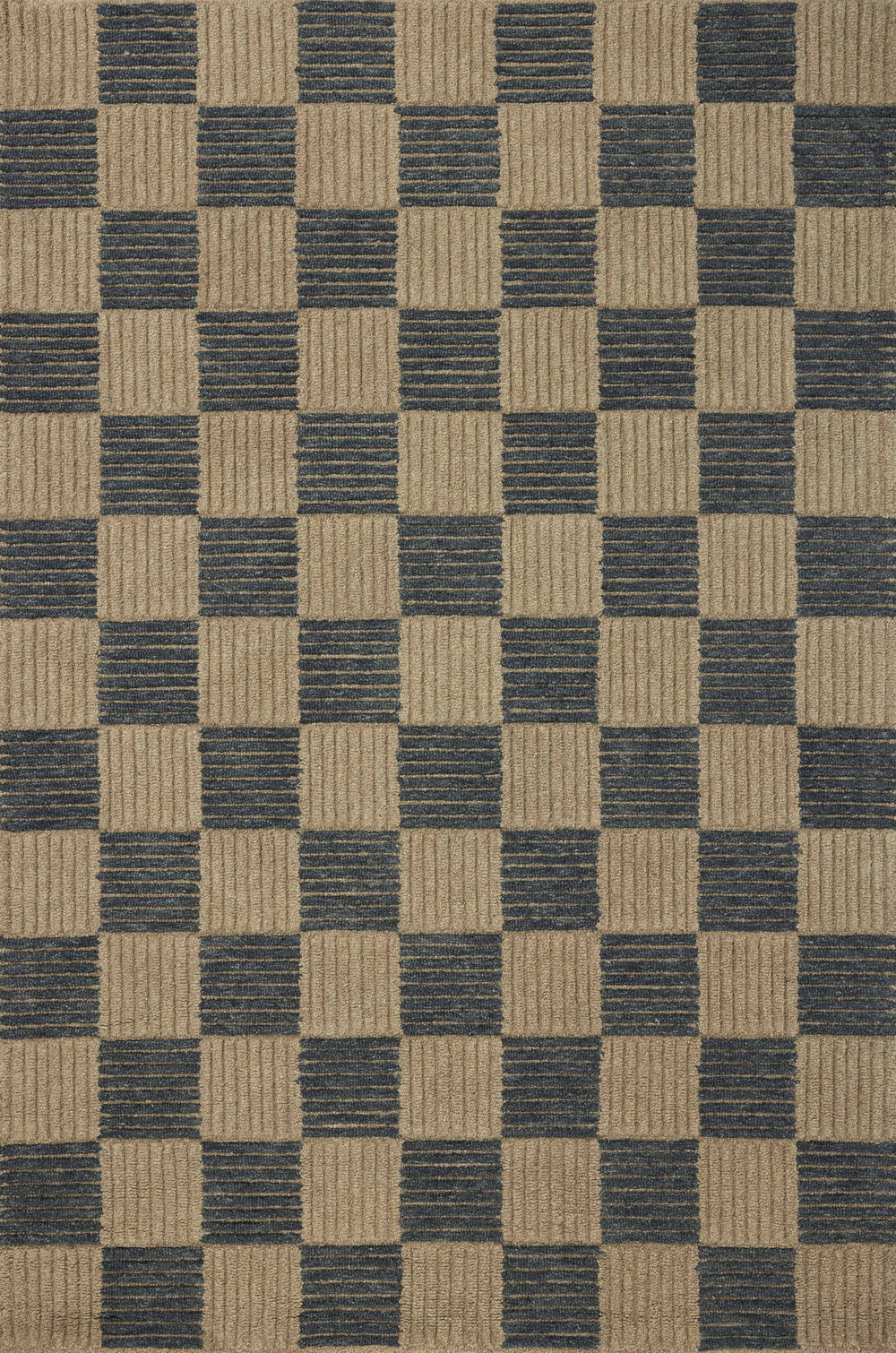 Tapis Madi taupe / marine (MDX-04)
