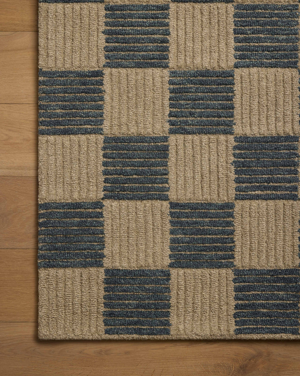 Tapis Madi taupe / marine (MDX-04)
