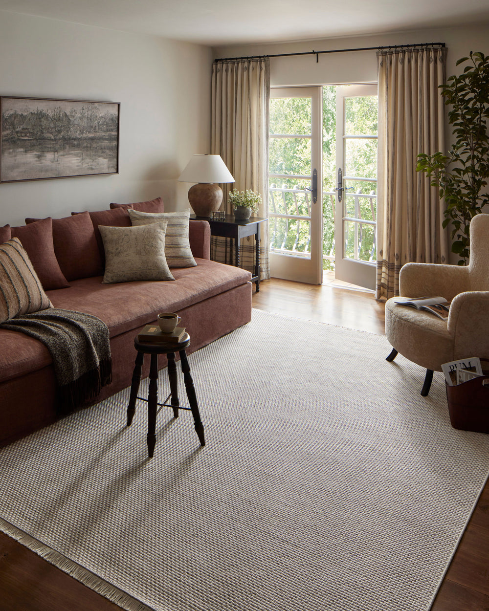 Malibu Ivory / Dove Rug (MAB-05)