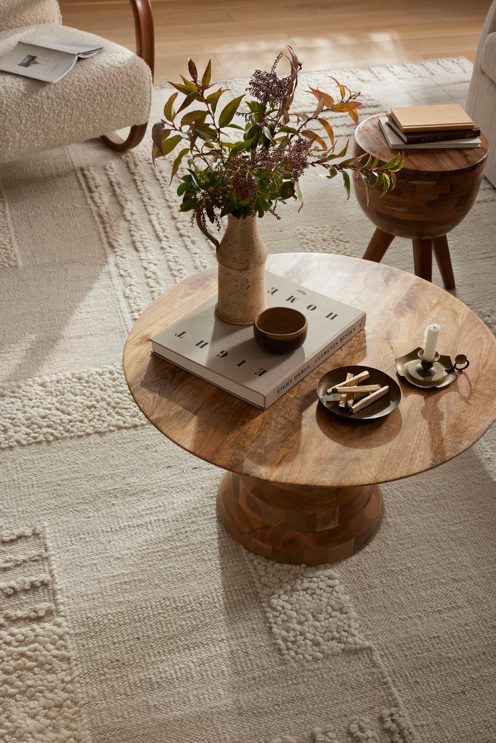 Manfred Ivory / Pebble Rug (MAN-01)