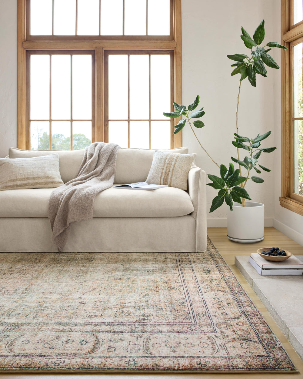 MAT-01 Margot Antique / Sage Rug