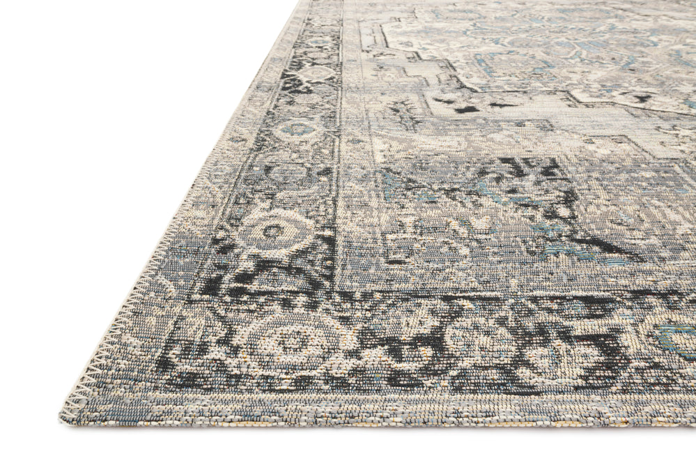 Mika Grey / Blue Rug (MIK-01)
