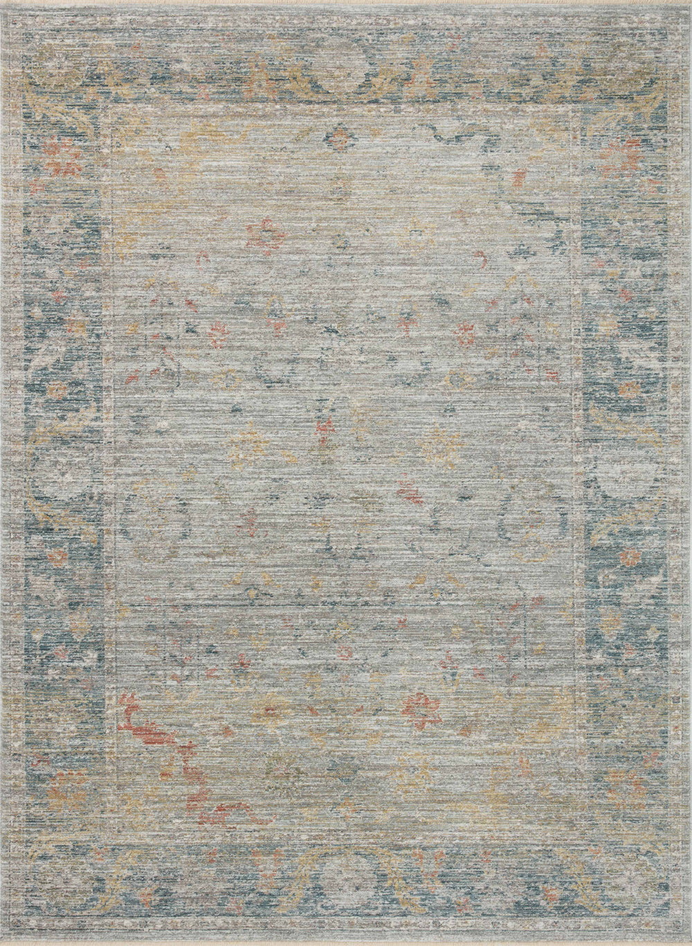 MIE-04 Loloi Millie Slate / Multi Rug