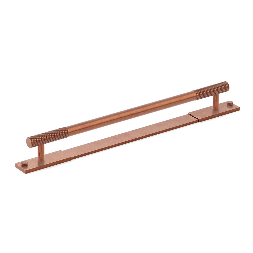 Armac_Martin_Diamond_MIX_Appliance_Pull_With_Back_Plate_Aged_Copper