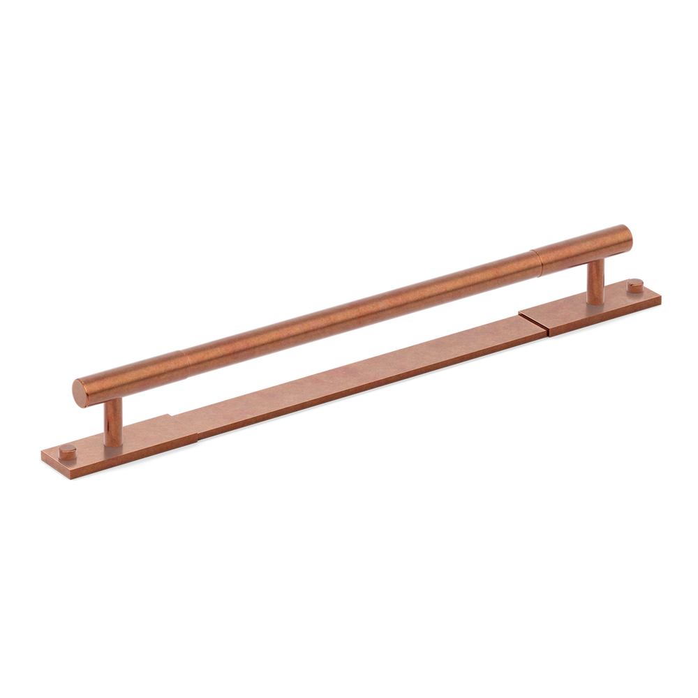 Armac_Martin_Plain_MIX_Appliance_Pull_With_Back_Plate_Aged_Copper