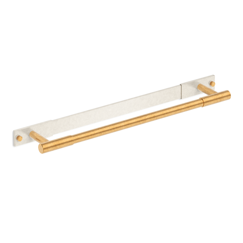 Armac_Martin_MIX_Bathroom_Towel_Rail_Plain_With_Plate_Aged_Copper