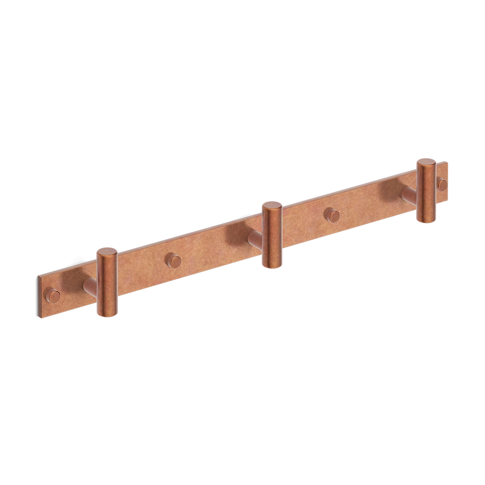 Armac_Martin_O/L_MIX_Plain_3_Hooks_On_Backplate_Aged_Copper